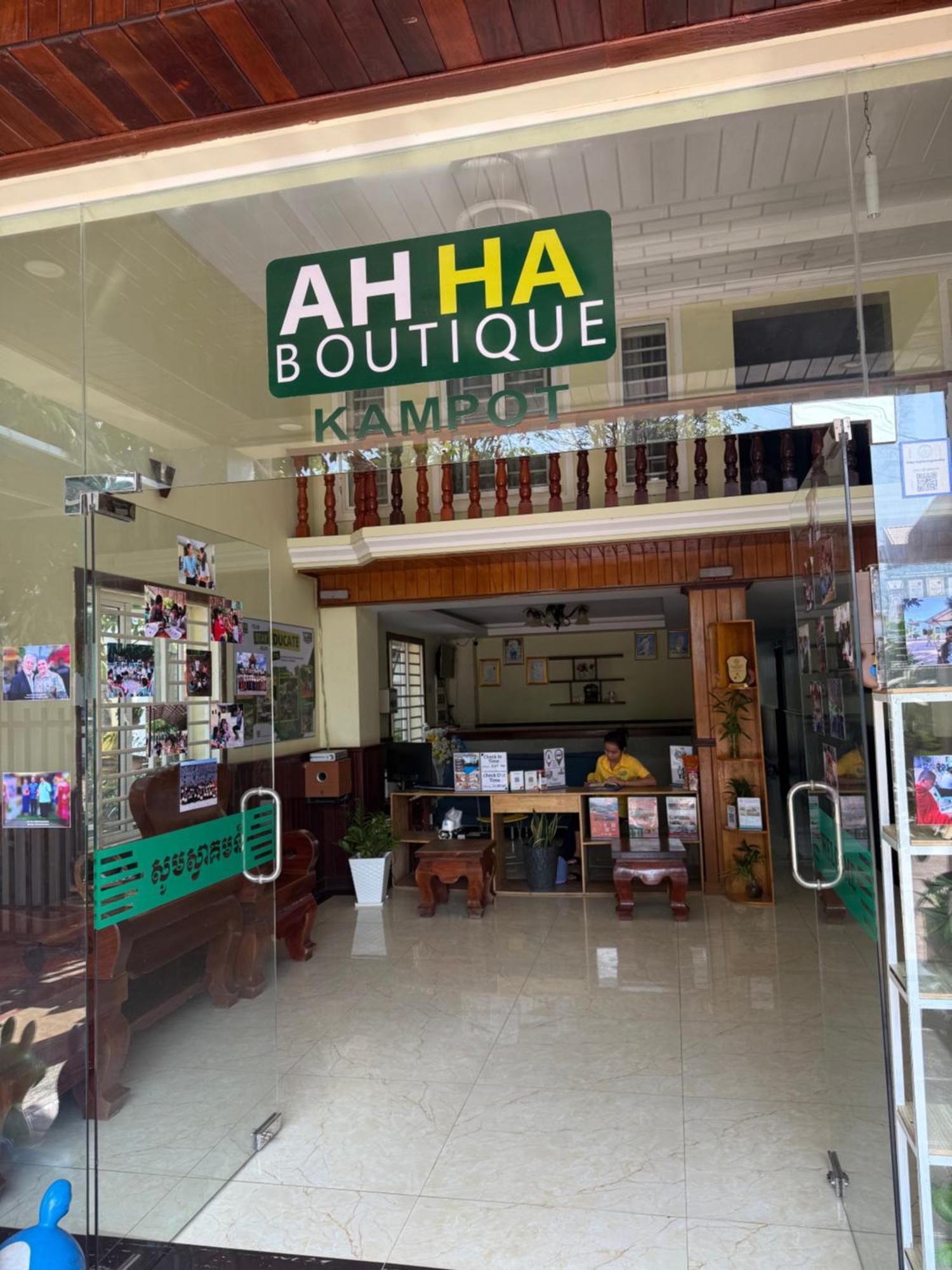 Hotel Ahha Boutique Kampot Exterior foto